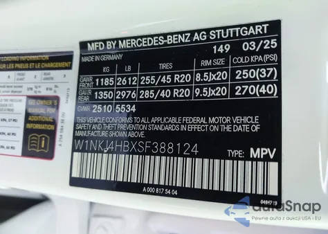 2025 Mercedes-Benz Glc 300 4Matic Coupe from USA, damaged, VIN W1NKJ4HBXSF388124
